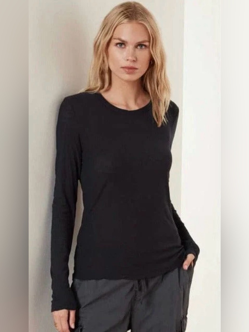 NWT JAMES PERSE Crewneck Long Sleeve Shirt - 1 (Small)